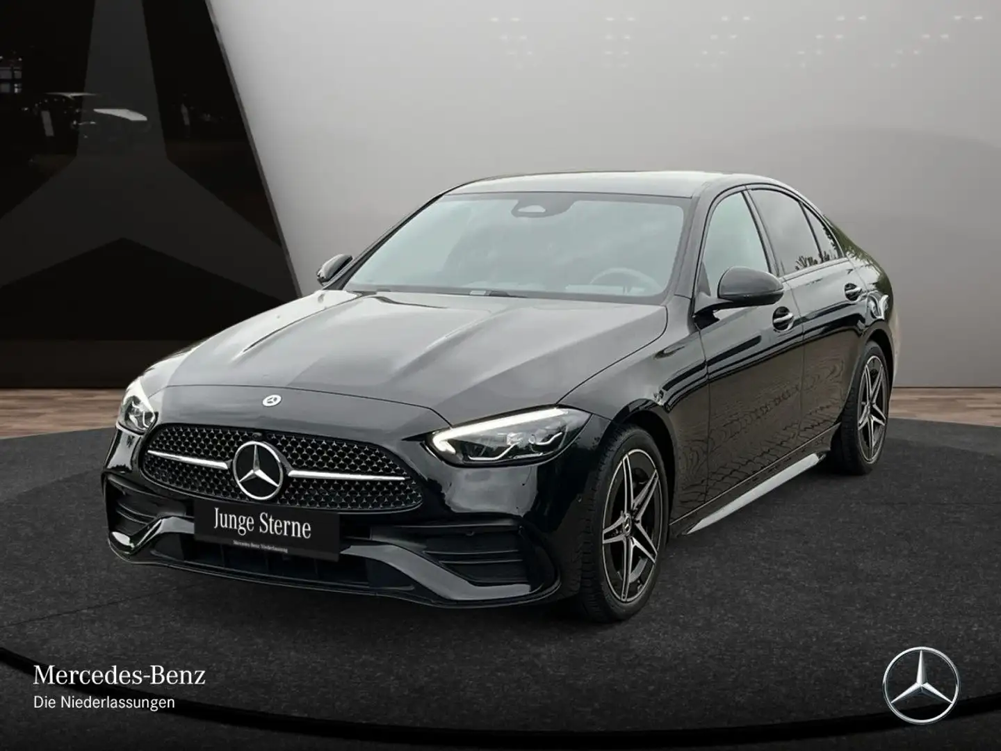 Mercedes-Benz C 180 AMG+NIGHT+LED+KAMERA+KEYLESS+9G Zwart - 2