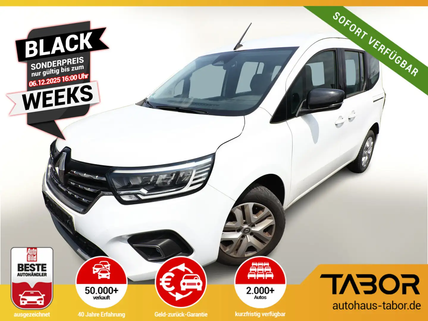 Renault Kangoo 1.3 TCe100 Edition ONE LED SHZ PDC Weiß - 1