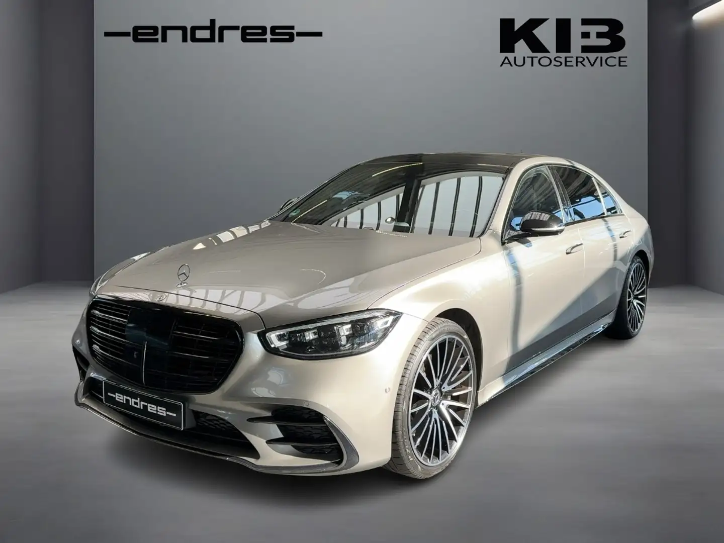 Mercedes-Benz S 400 d 4Matic L  AMG Line +MBUX+Sitzklima+ Argintiu - 1