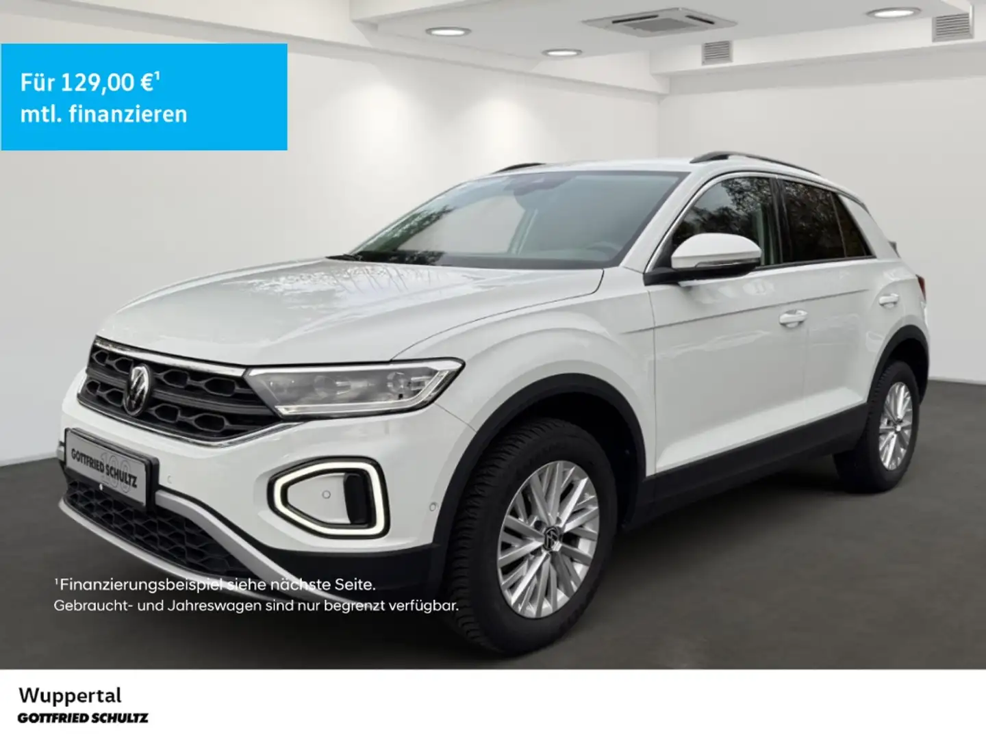 Volkswagen T-Roc 1.0 TSI Life NAVI LED SHZ PDC LM Weiß - 1