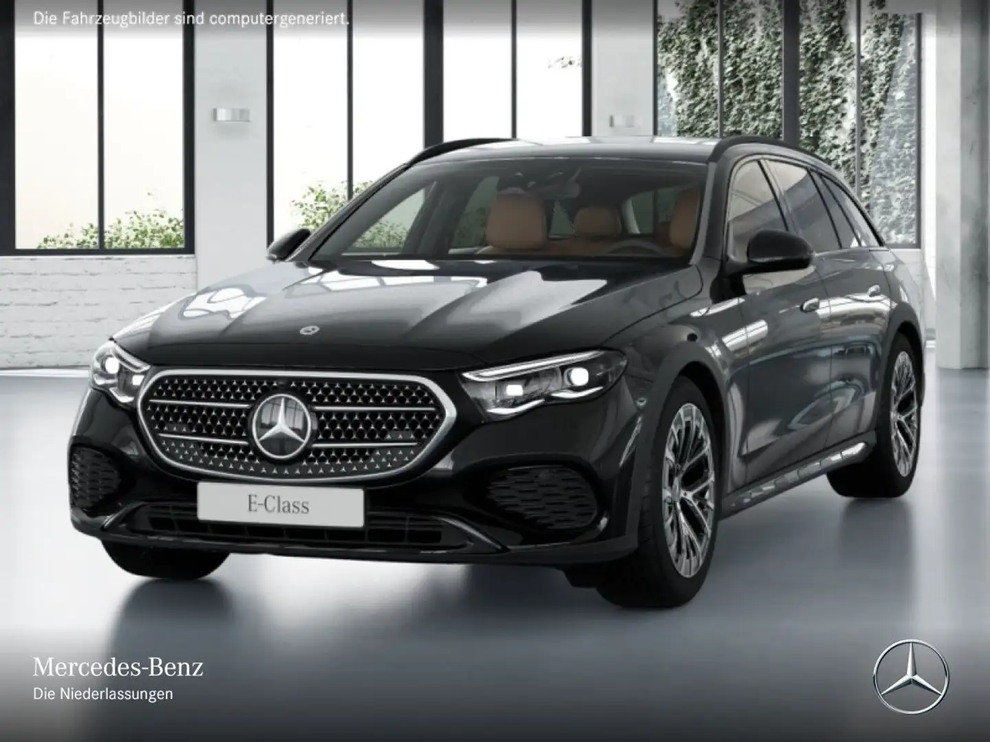 Mercedes-Benz E 450 T 4M Avantgarde Fahrass 360° Airmat Stdhzg Noir - 2
