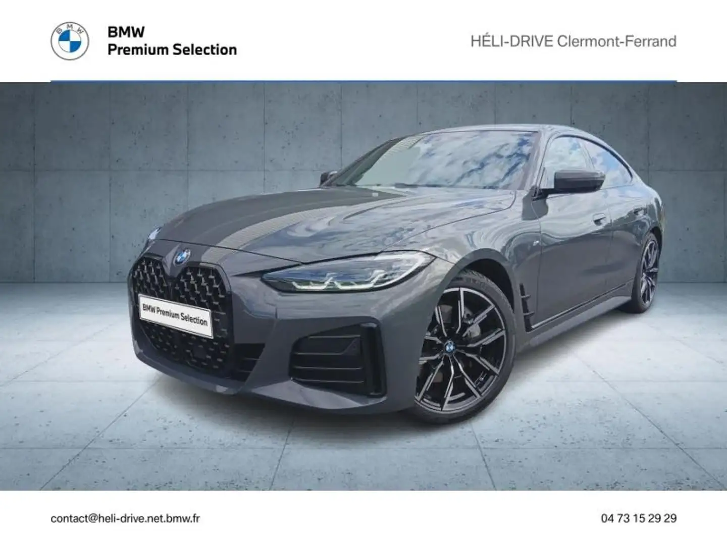 BMW 430 430dA xDrive 286ch M Sport Gris - 1