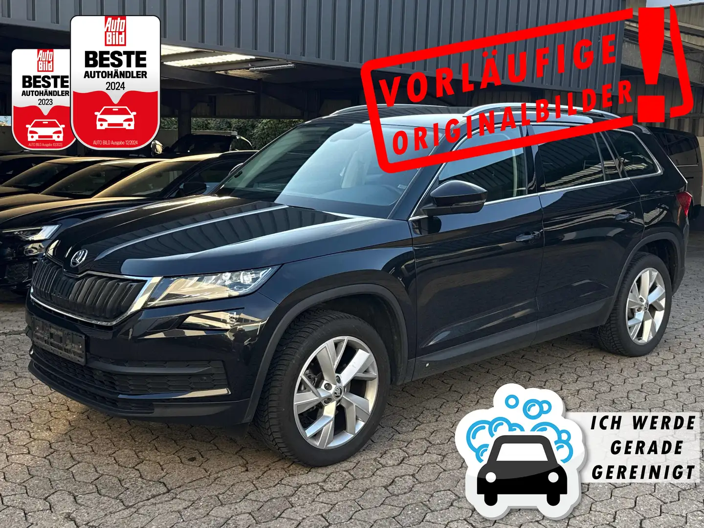 Skoda Kodiaq Kodiaq 1.5 TSI ACT DSG Style +NAV+KESSY+AHK+CAM+ Zwart - 1