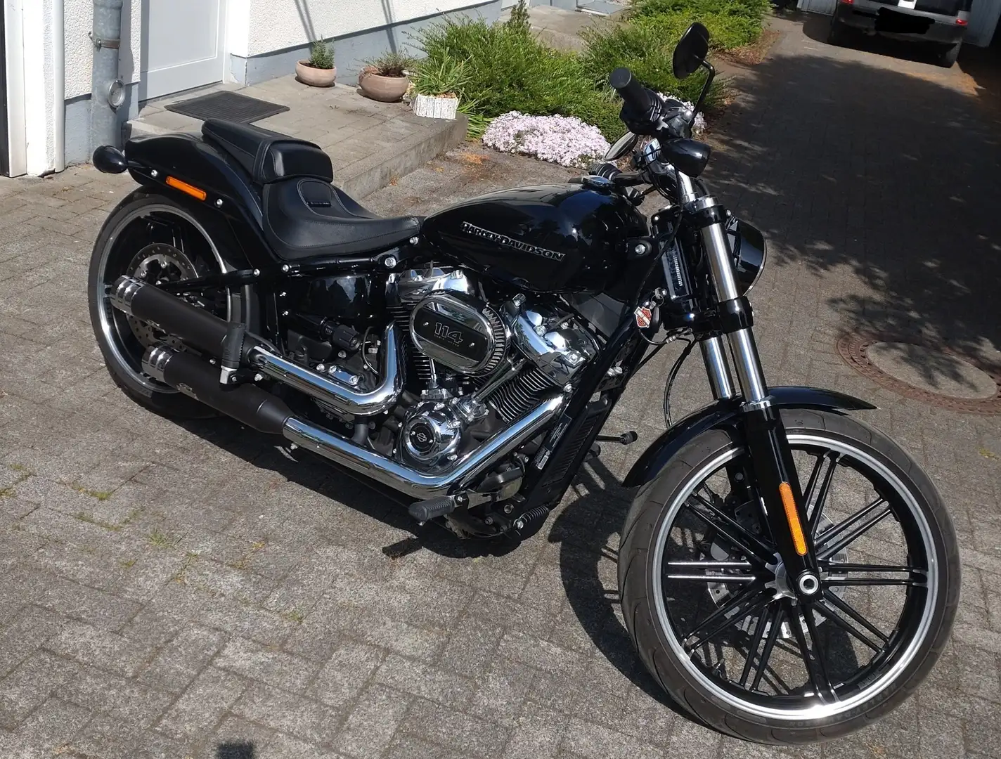 Harley-Davidson Softail Breakout 114 J&H elektr.Klappe Negro - 1
