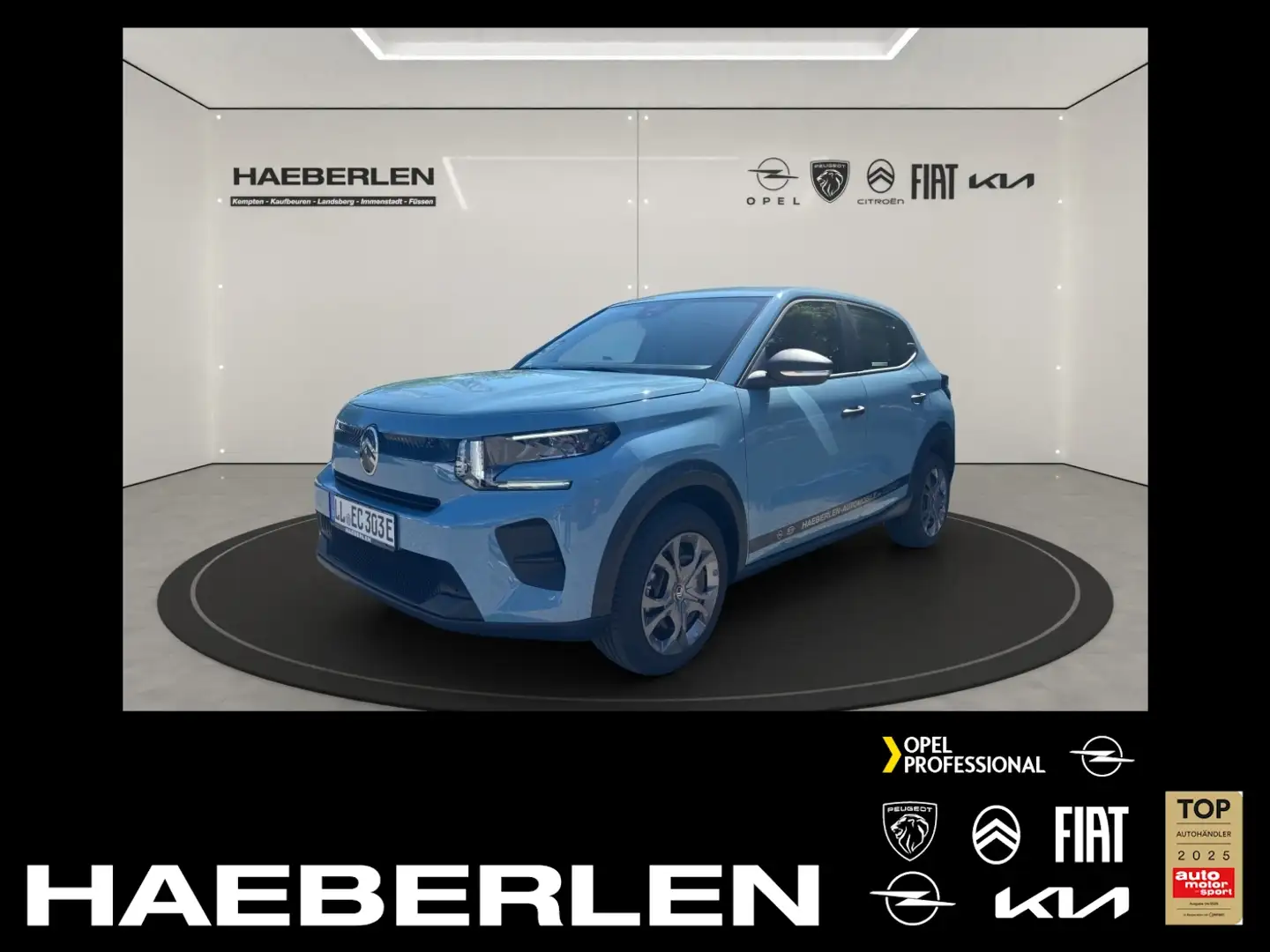 Citroen C3 ë- You Standard-Range *Gewerbekracher!!!* Klima Blau - 1