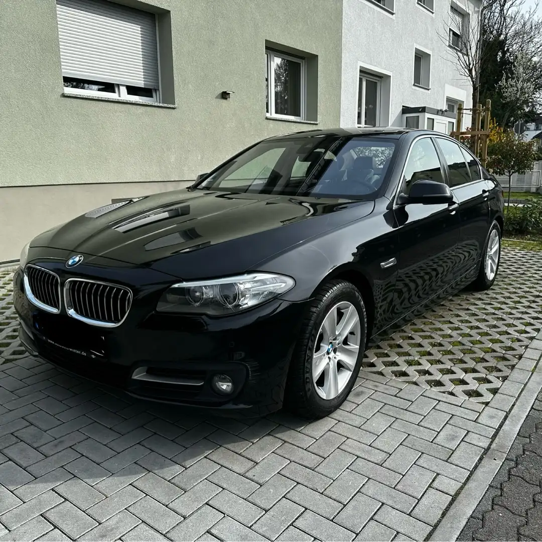 BMW 525 5er 525d *Navi* *Headup* *8fach bereift- Schwarz - 1