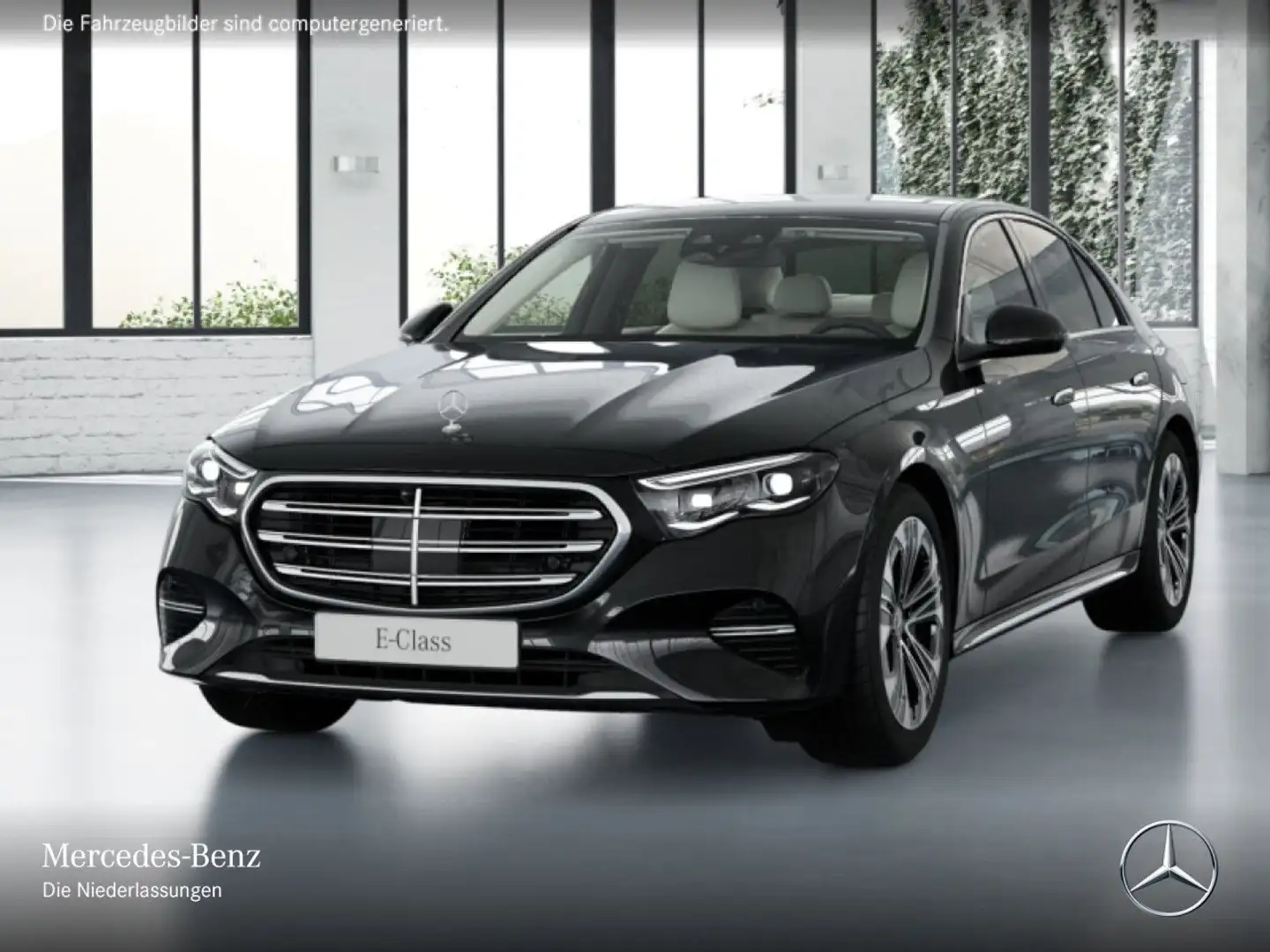 Mercedes-Benz E 300 de 4M Hybrid Fahrass 360° Burmester Distr. Negro - 2