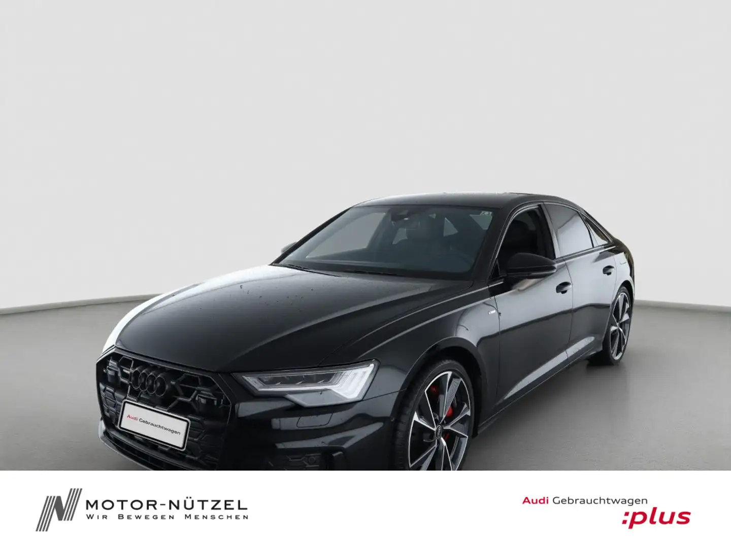 Audi A6 55 TFSI e S-LINE MATRIX+NAV+HuD+B&O Schwarz - 1