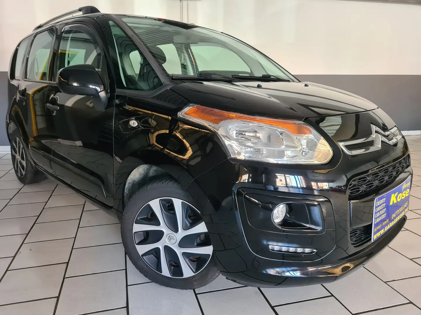 Citroen C3 Picasso 12 i 110cv/CLIMATISATION/TOIT PANORAMIQUE/CAR-PASS Black - 1