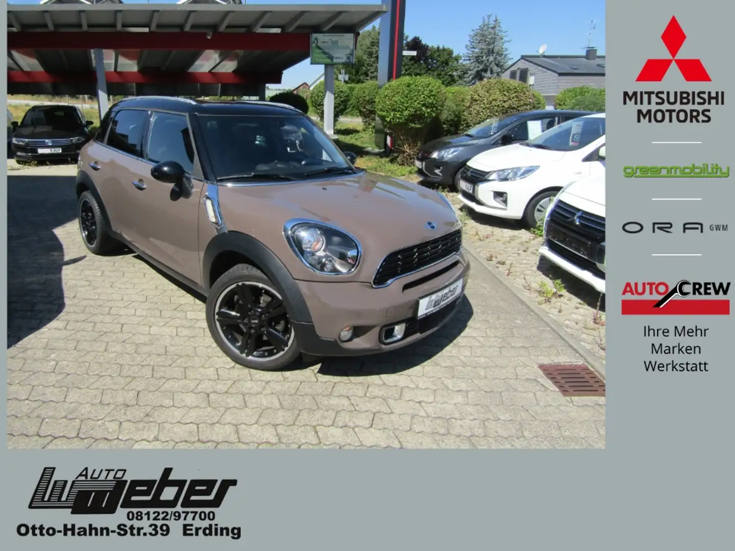 MINI Cooper S Countryman NAVI XENON SHZ PANORAMA PDC GRA FSE Grijs - 1