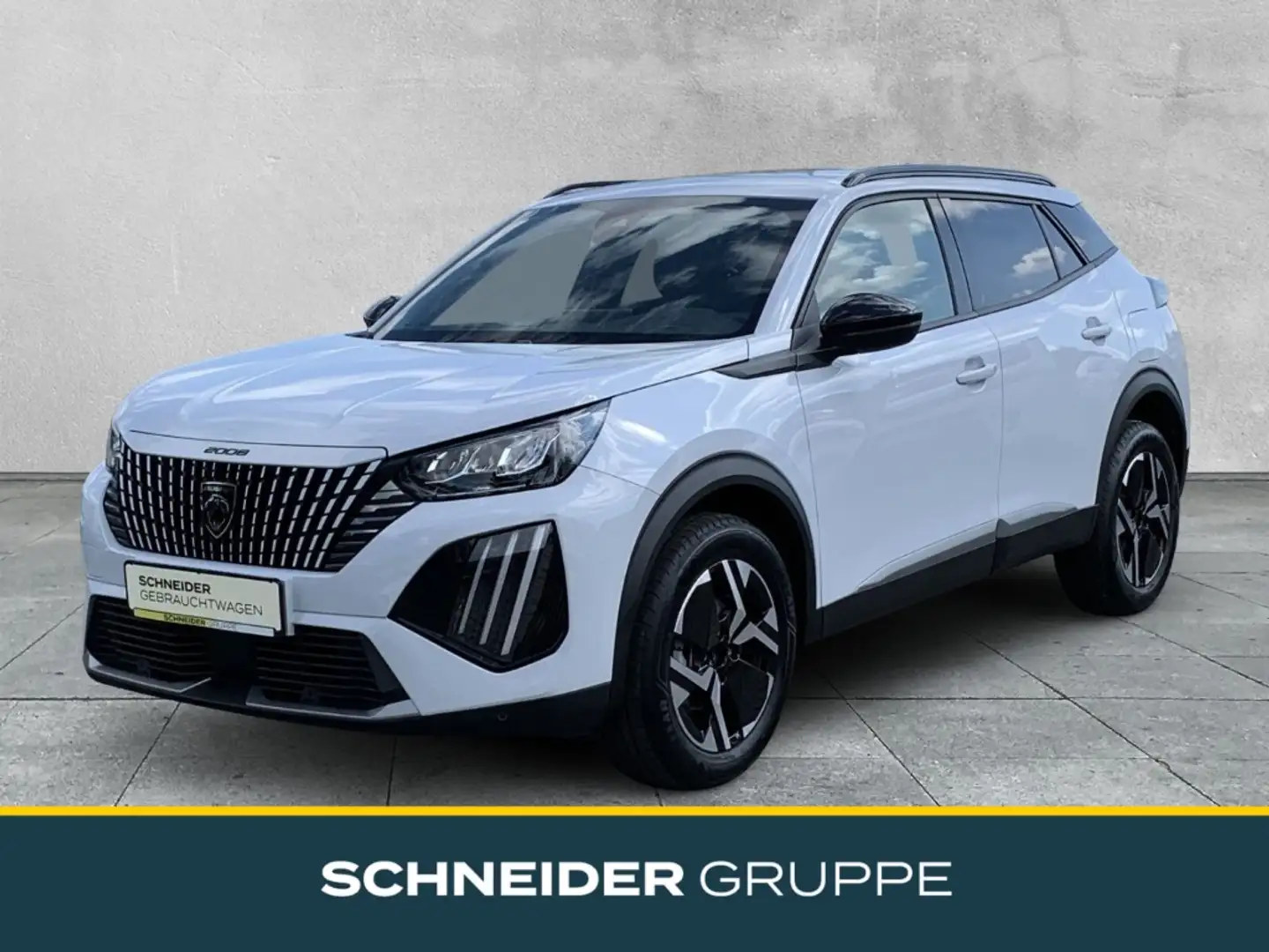 Peugeot 2008 1.2 PureTech 130 Allure LED+DAB+SHZ+PDC+APP Blanc - 1