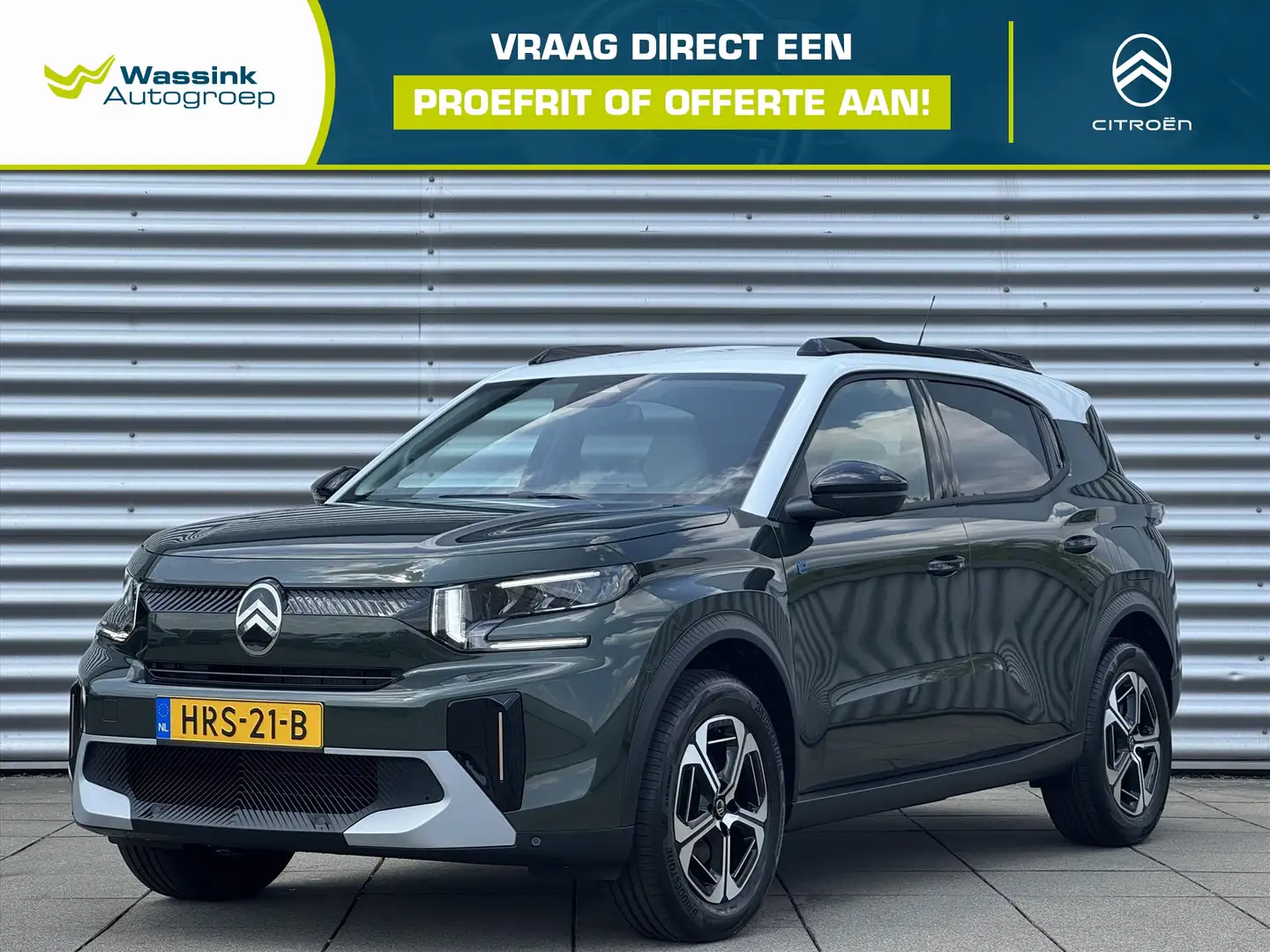 Citroen C3 Aircross E-C3 EV 44kWh 113pk Max | Camera | Navigatie | Cli Groen - 1