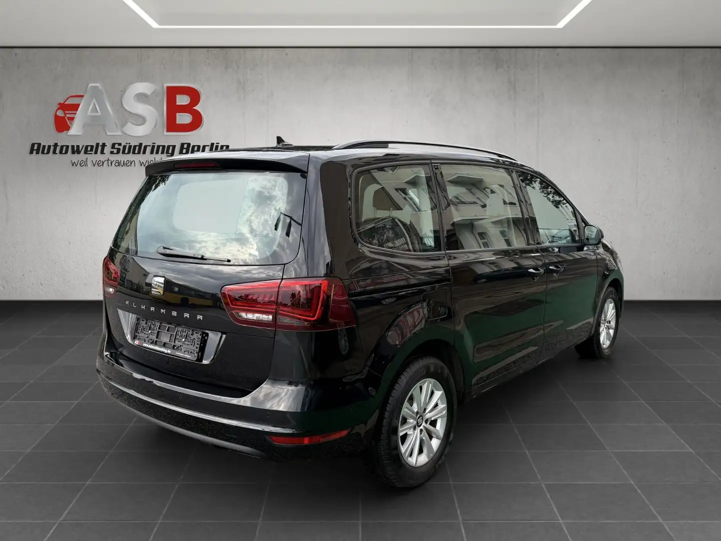 SEAT Alhambra Style Automatik*1.Hand*NAVI.*XENON*Klim Schwarz - 2