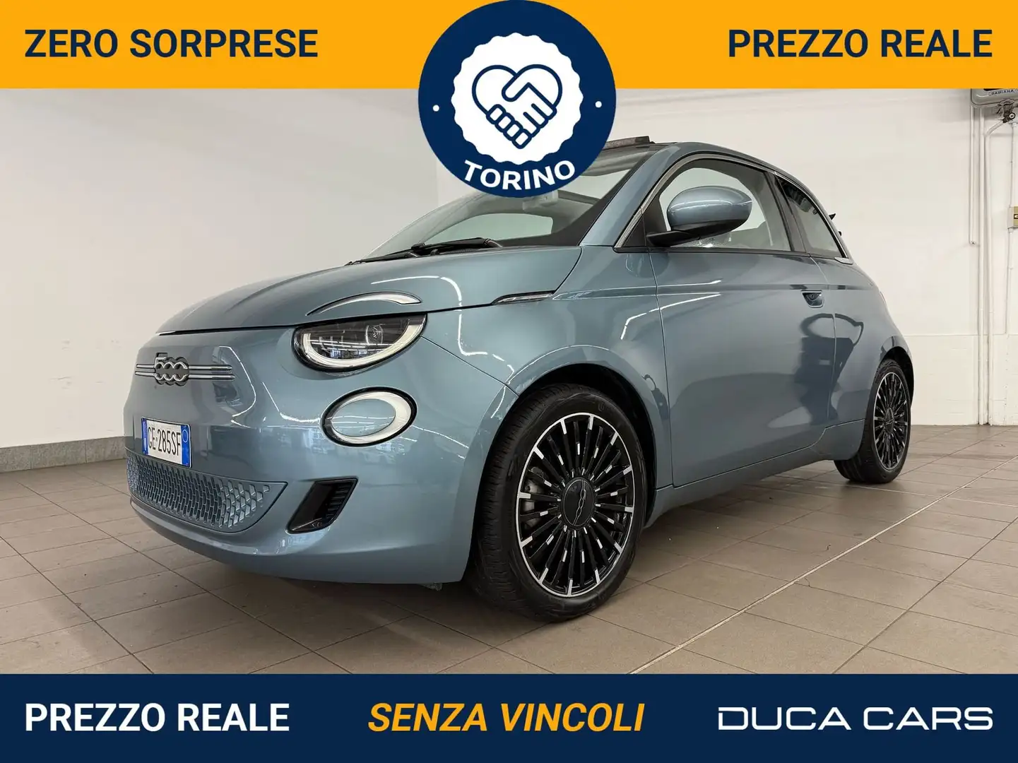 Fiat 500e Icon Cabrio Blu/Azzurro - 1