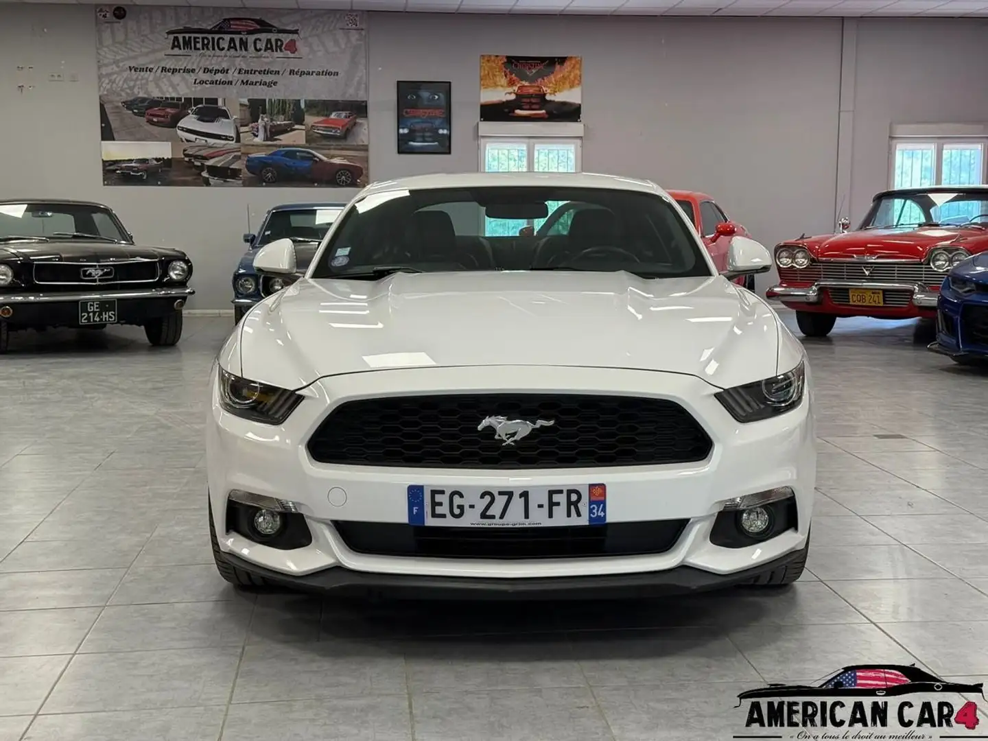 Ford Mustang 2.3 Ecoboost Blanc - 2