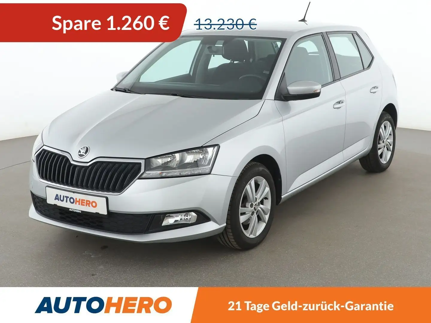 Skoda Fabia 1.0 TSI Ambition *CARPLAY*TEMPO*CAM*ALU* Argent - 1