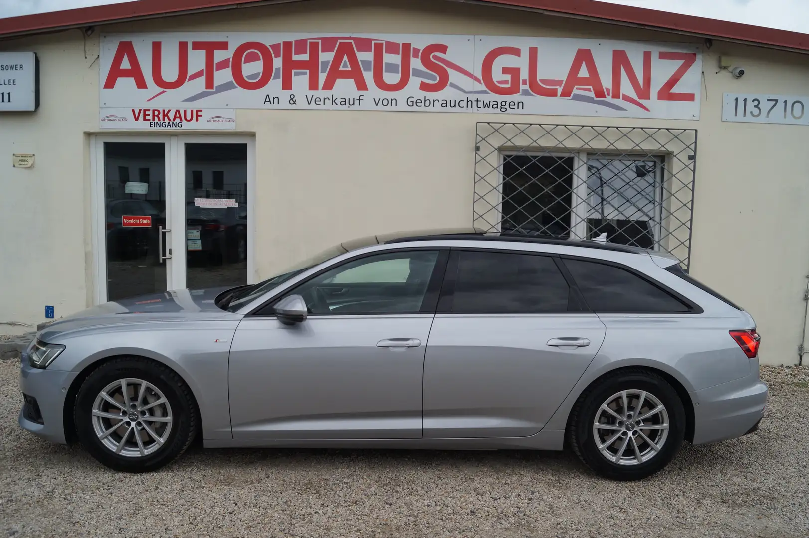 Audi A6 50 TDI quattro sport S line Voll Silber - 2