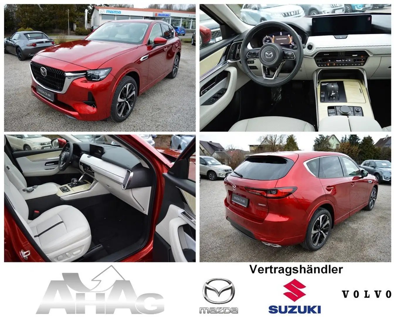 Mazda CX-60 e-SKYACTIV-D 200 M HYBRID TAKUMI *Voll+Pano!* Rojo - 1