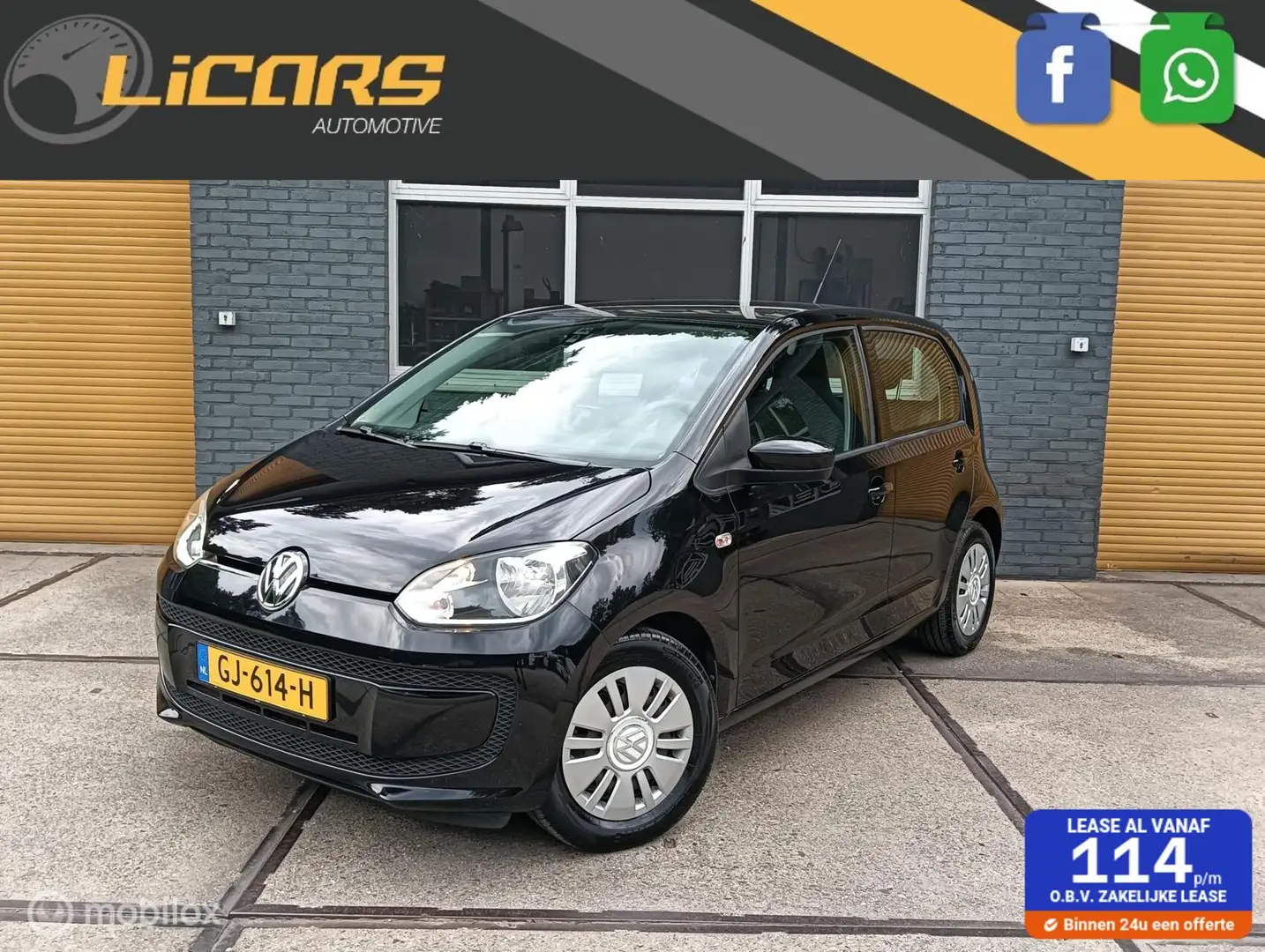 Volkswagen up! 1.0 5 deurs move up! BlueMotion airco/navigatie Negro - 1
