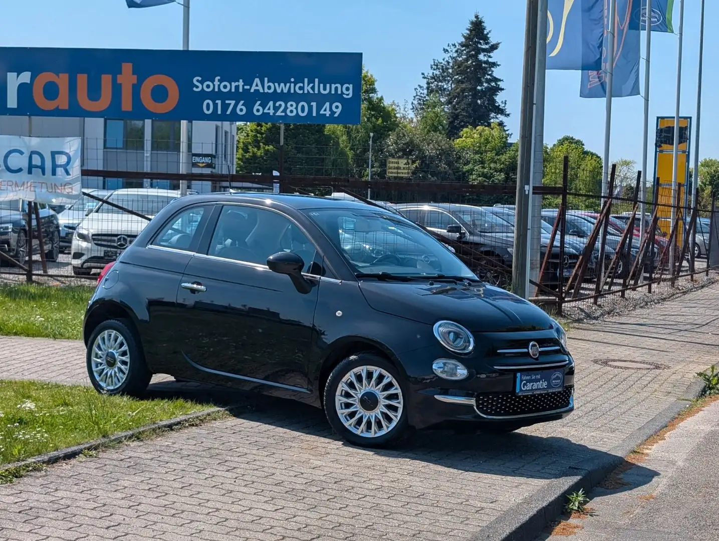 Fiat 500 *KLIMA*PDC*RADIO-DAB*PANORAMA-DACH !! Schwarz - 2