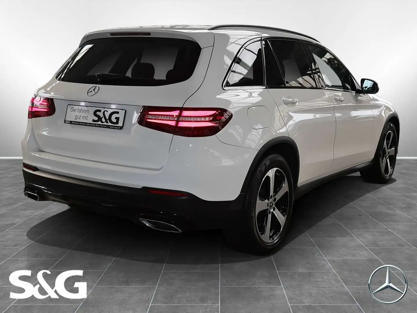 Mercedes-Benz GLC 220 d 4M AHK+DISTRONIC+KAMERA+TOTWINKEL+19" Blanco - 2