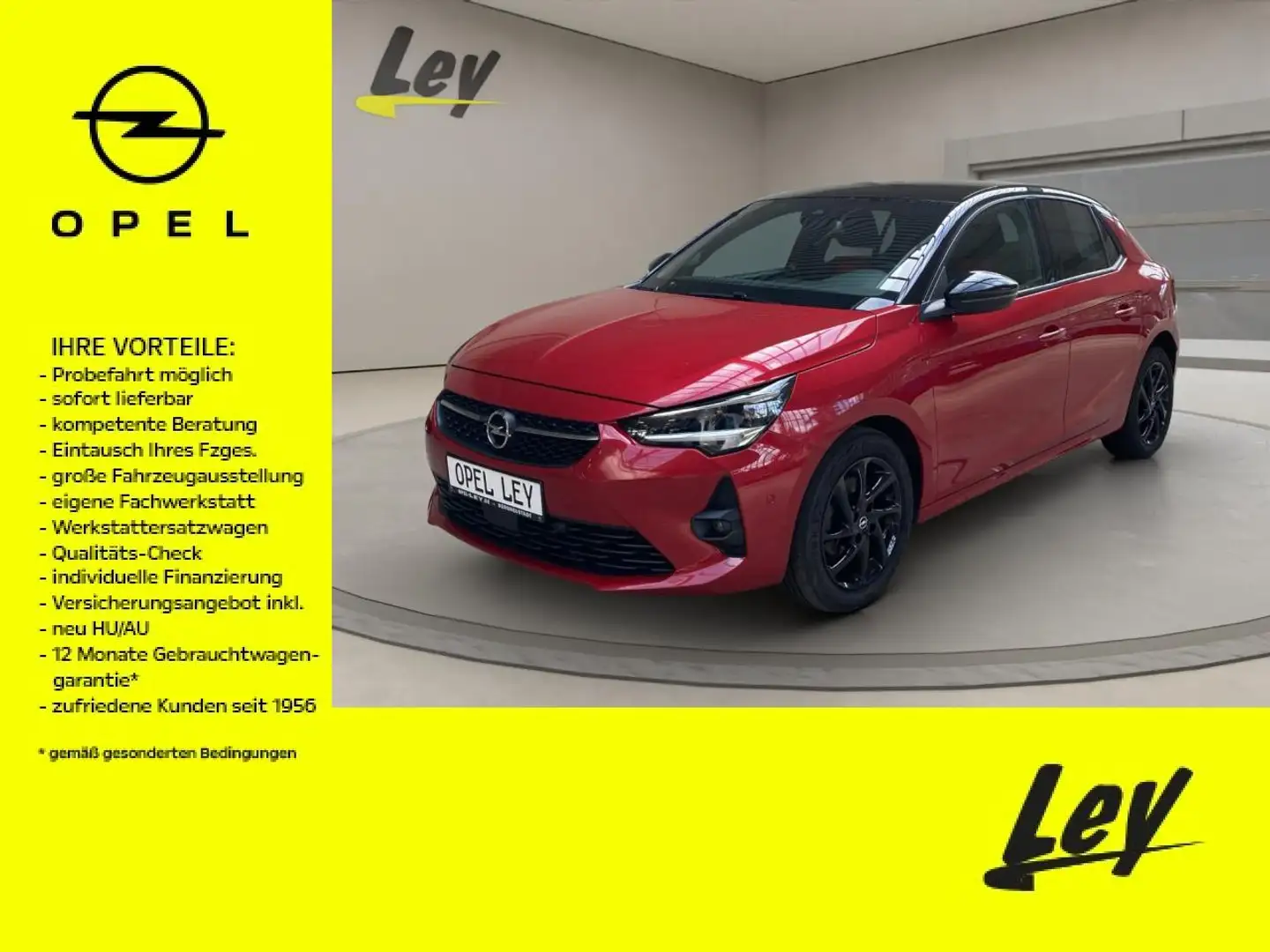 Opel Corsa GS Line Rot - 1