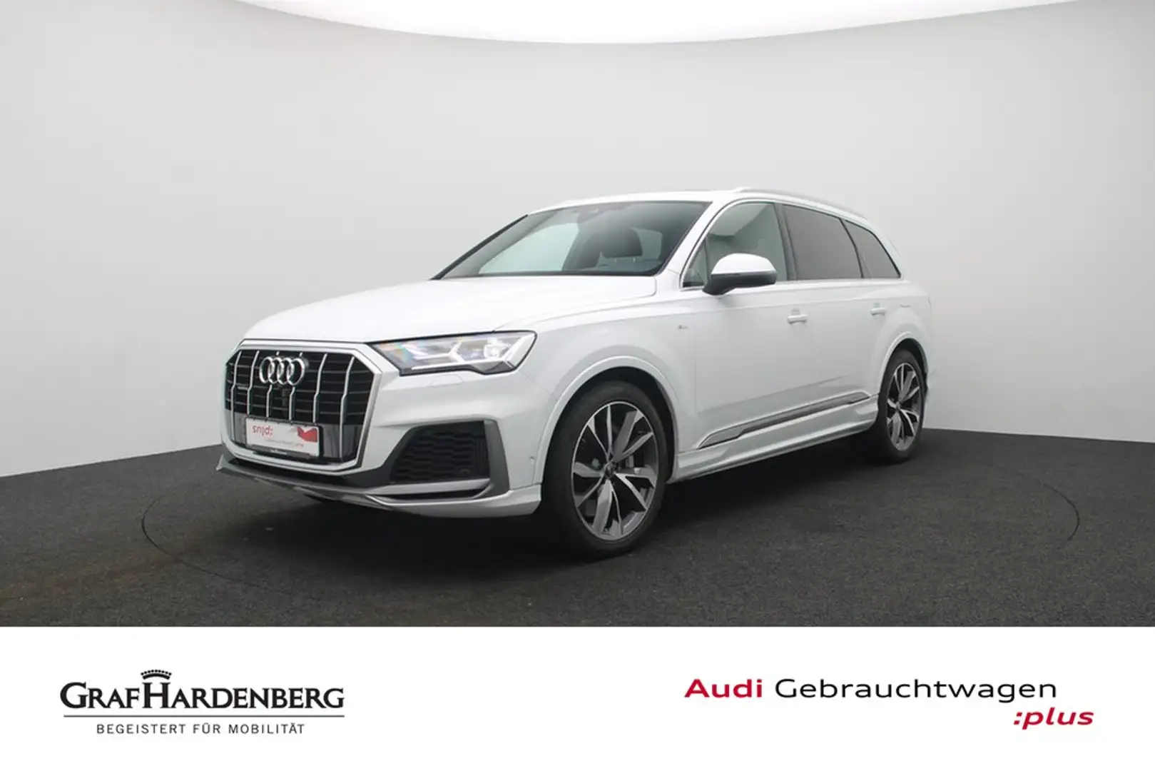 Audi Q7 55 TFSI e quattro S line Matrix Navi Pano Blanc - 1