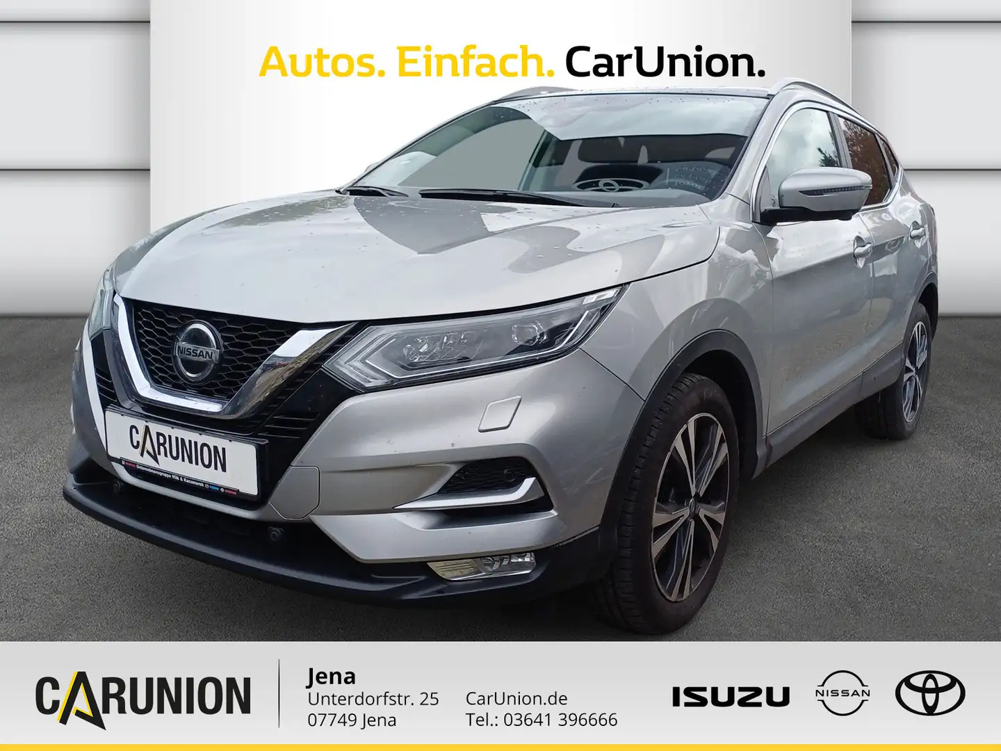 Nissan Qashqai 1,2 DIG-T N-Connecta 360° Plateado - 1