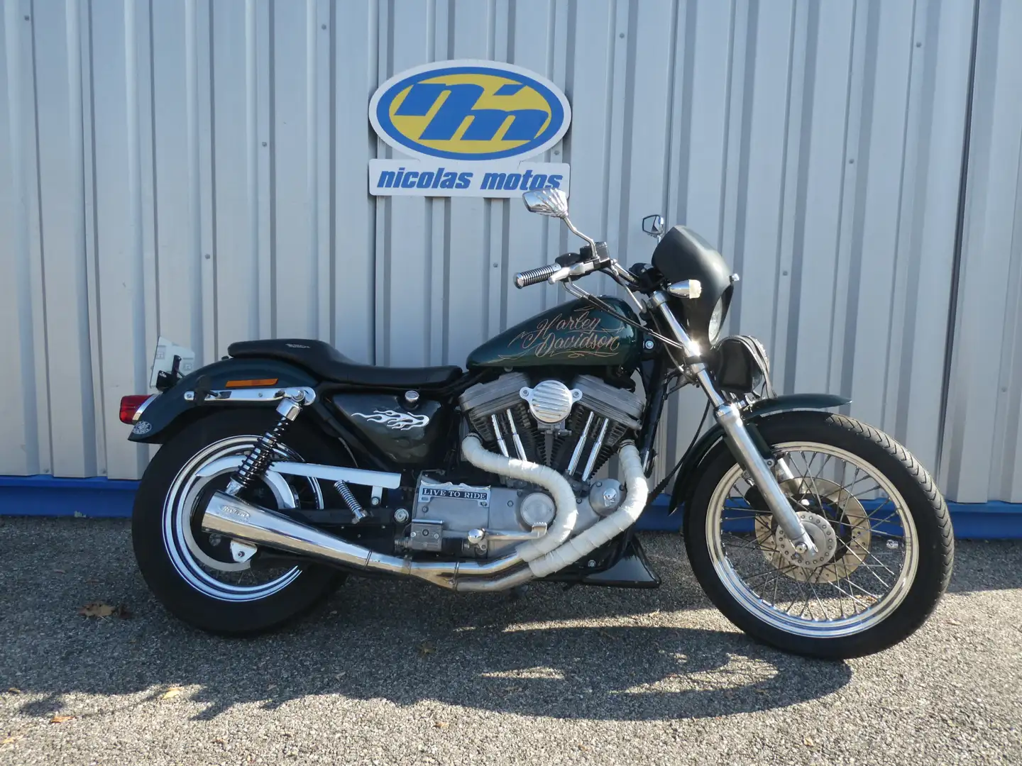 Harley-Davidson Sportster 883 Zelená - 1