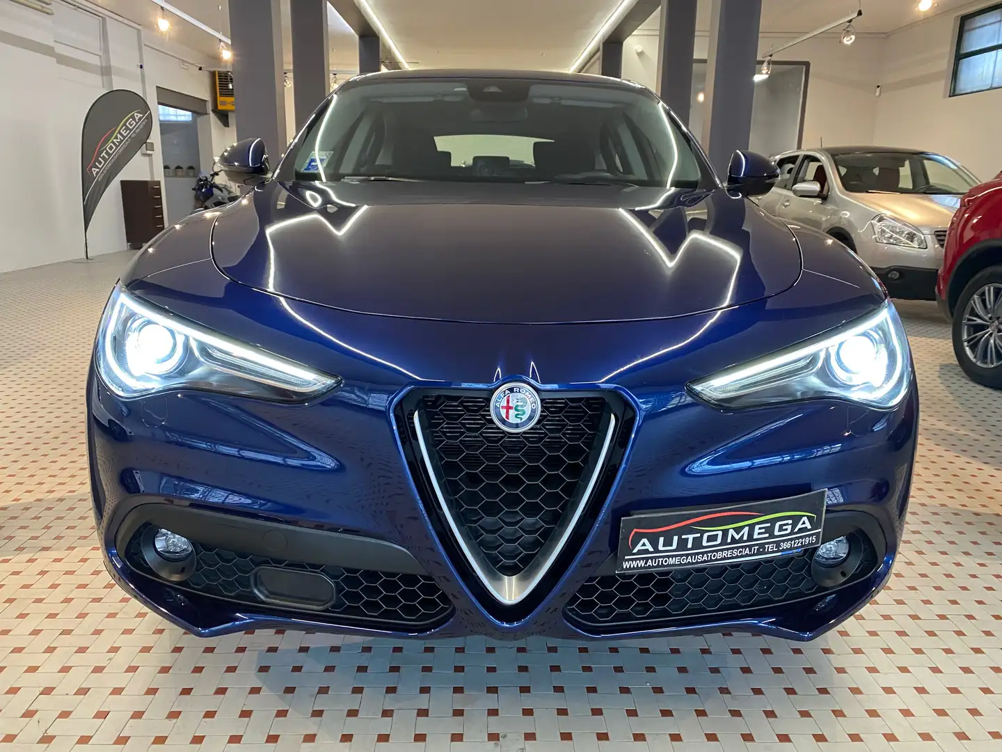 Alfa Romeo Stelvio 2.2 190cv Aziendale Blu Montecarlo Bleu - 2