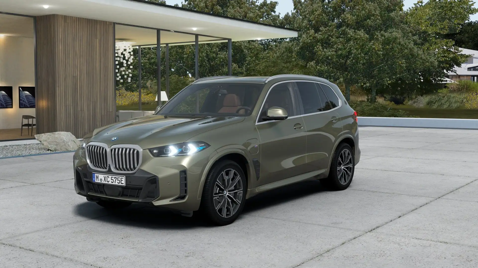 BMW X5 xDrive50e M Sport 20" AHK Pano Softclose H&K Grün - 2