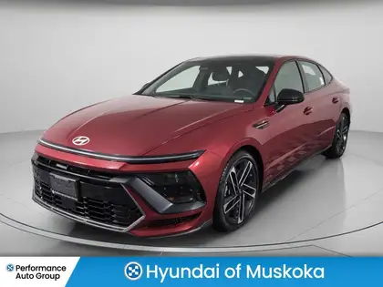 Red 2025 Hyundai Sonata N Line Ultimate FWD Sedan 8-Speed Dual Clutch