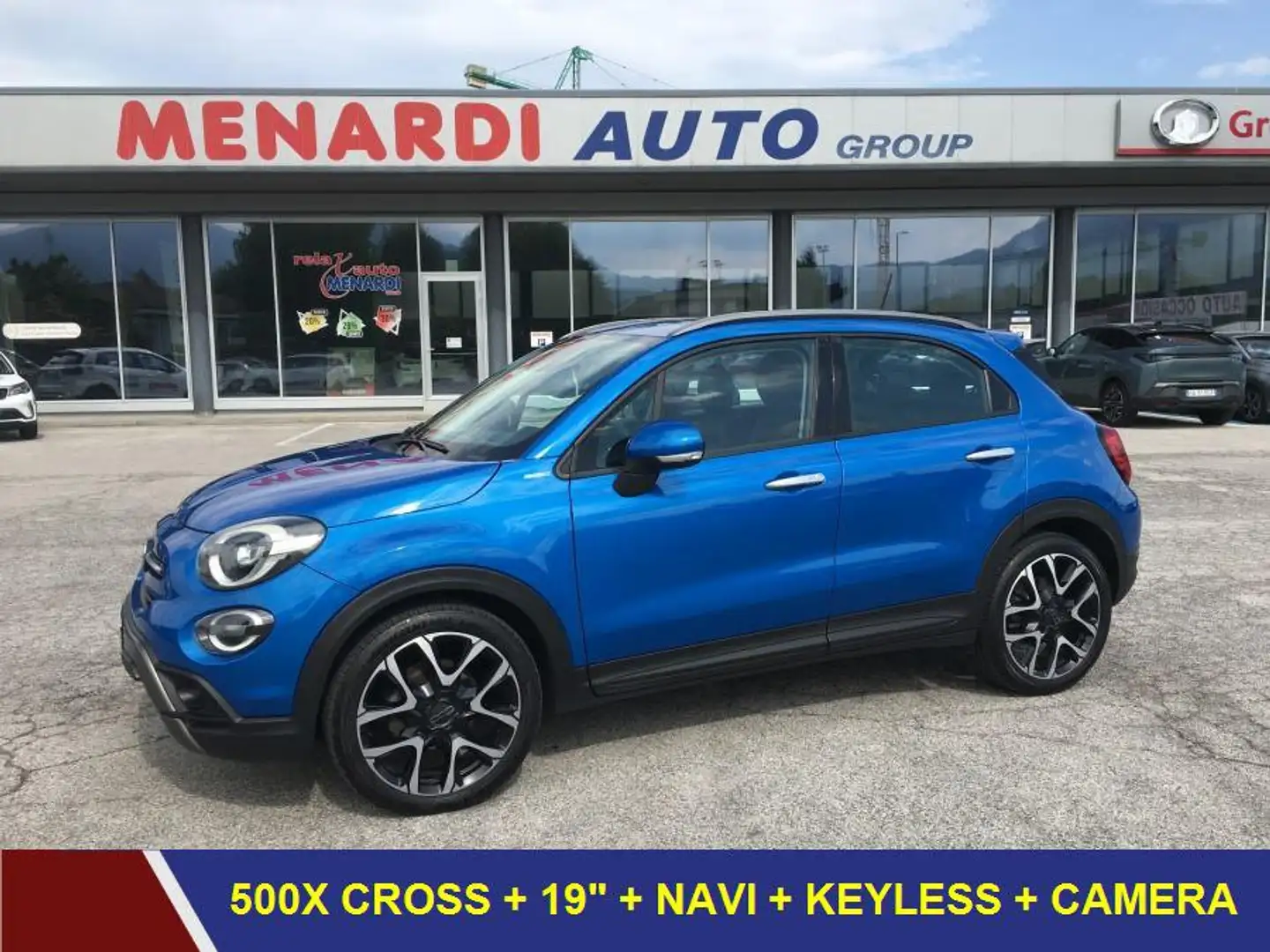Fiat 500X 1.6 Mjt 130cv Cross SUPER-ACCESSORIATA Blauw - 1
