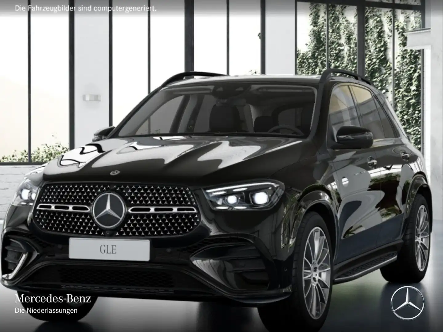 Mercedes-Benz GLE 300 d 4M AMG+NIGHT+PANO+360+AHK+MULTIBEAM+21" Černá - 2