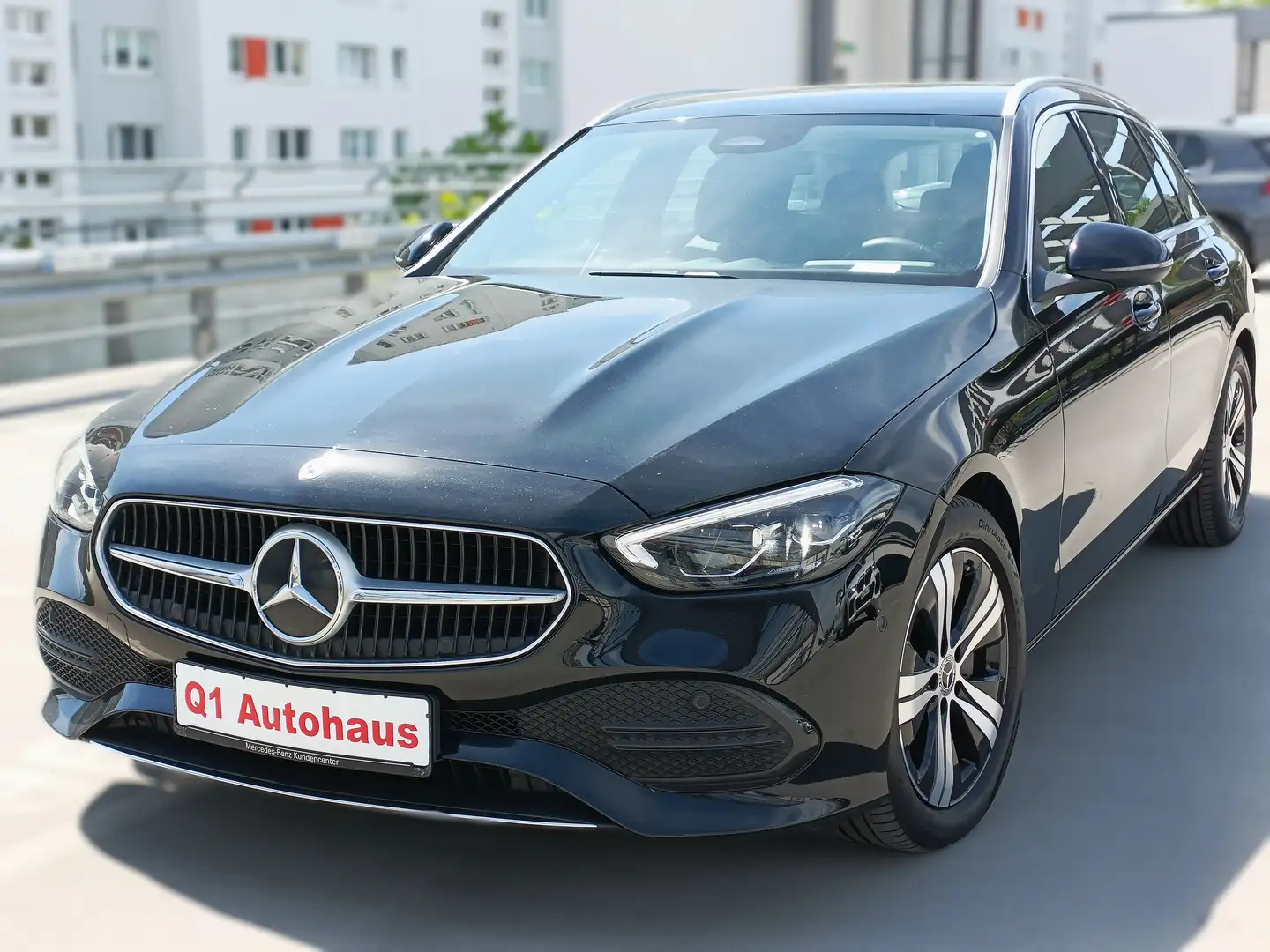 Mercedes-Benz C 220 T d MBUX PREMIUM/LEDER SCHWARZ/RFK/AMBI/STANDHEIZG Schwarz - 1