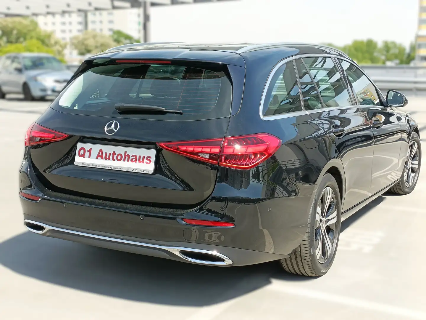 Mercedes-Benz C 220 T d MBUX PREMIUM/LEDER SCHWARZ/RFK/AMBI/STANDHEIZG Schwarz - 2