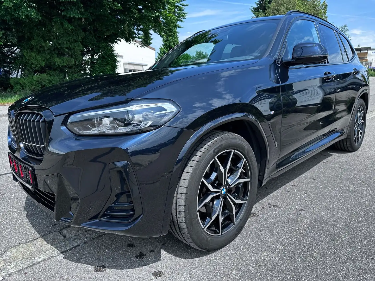 BMW X3 xDrive 20 d M Sport AHK/LEDER/LED/FACELIFT Noir - 2