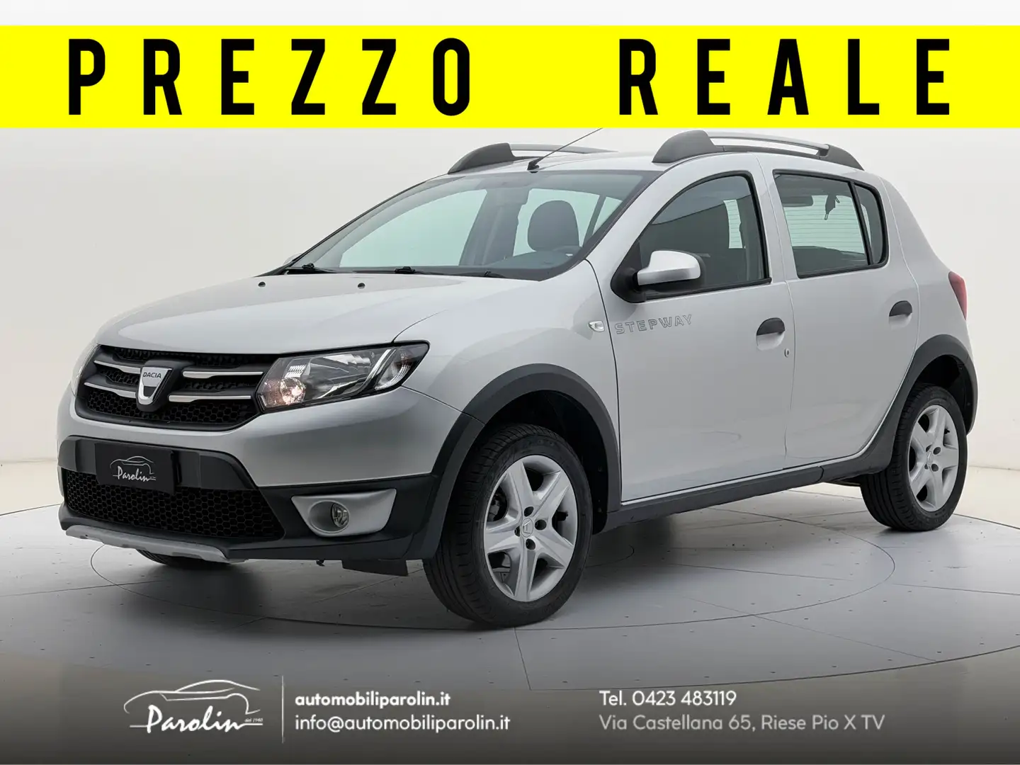 Dacia Sandero 1.5 dci prestige s&s 90cv E6 1 proprietario Argent - 1
