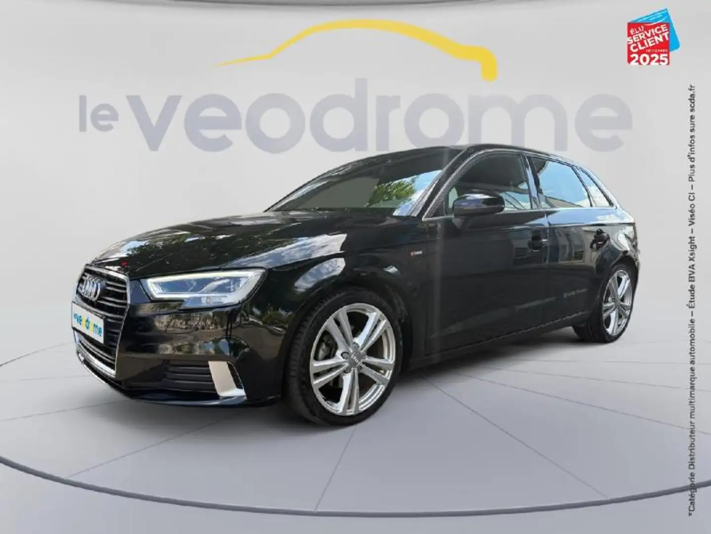 Audi A3 1.5 TFSI 150ch S line S tronic 7 Noir - 1
