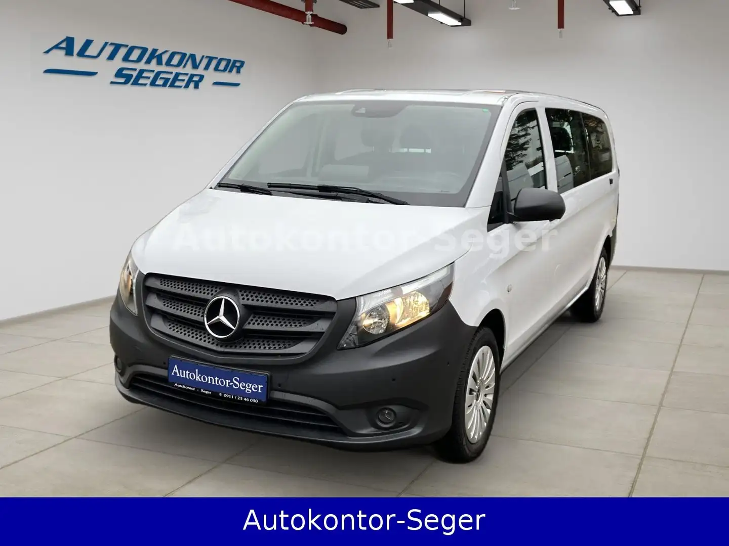 Mercedes-Benz Vito Tourer 114 Pro extralang Rückfahrka Spurhal Weiß - 2