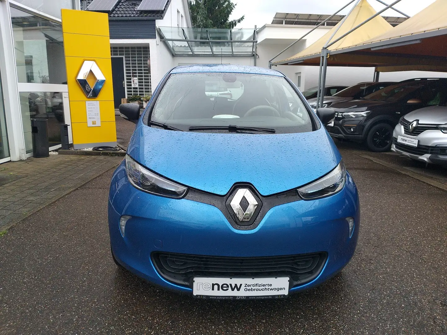 Renault ZOE Life mit großer Batterie und großem Motor Bleu - 1