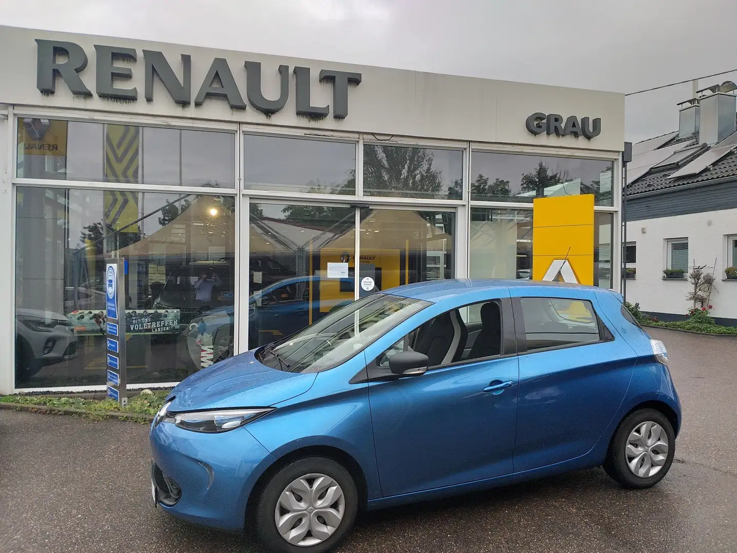 Renault ZOE Life mit großer Batterie und großem Motor Blau - 2