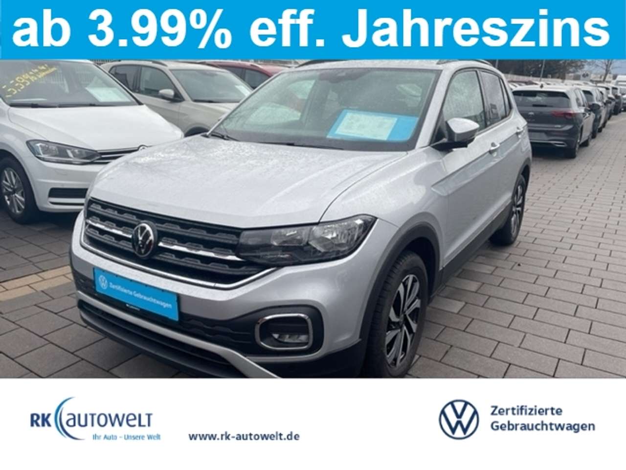 Volkswagen T-Cross 2023 — 1.0 TSI Active NAVI AHK  ACC Apple CarPlay Android