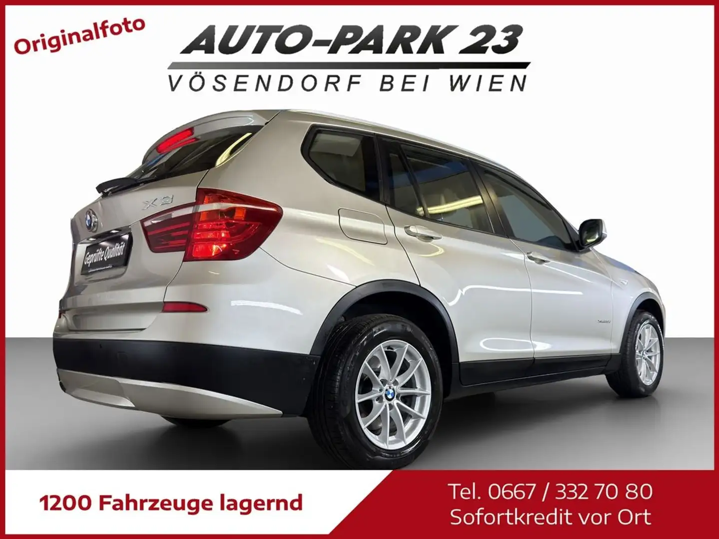 BMW X3 X-Drive 20d Ö-Paket Aut.*LEDER*PICKERL4/2027*MO... Beige - 1