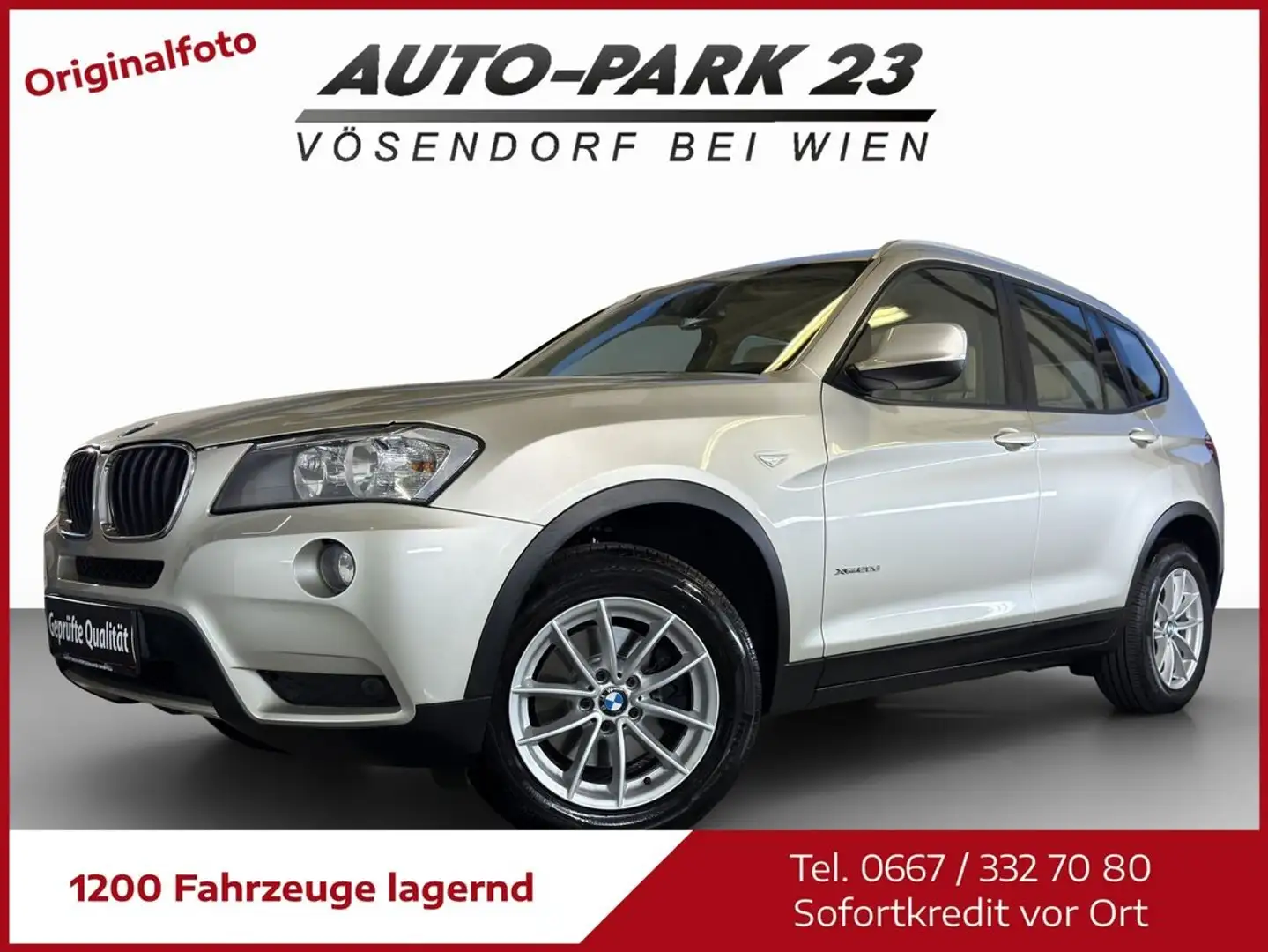 BMW X3 X-Drive 20d Aut.*LEDER*PICKERL4/2027*MOD2013 Beige - 2