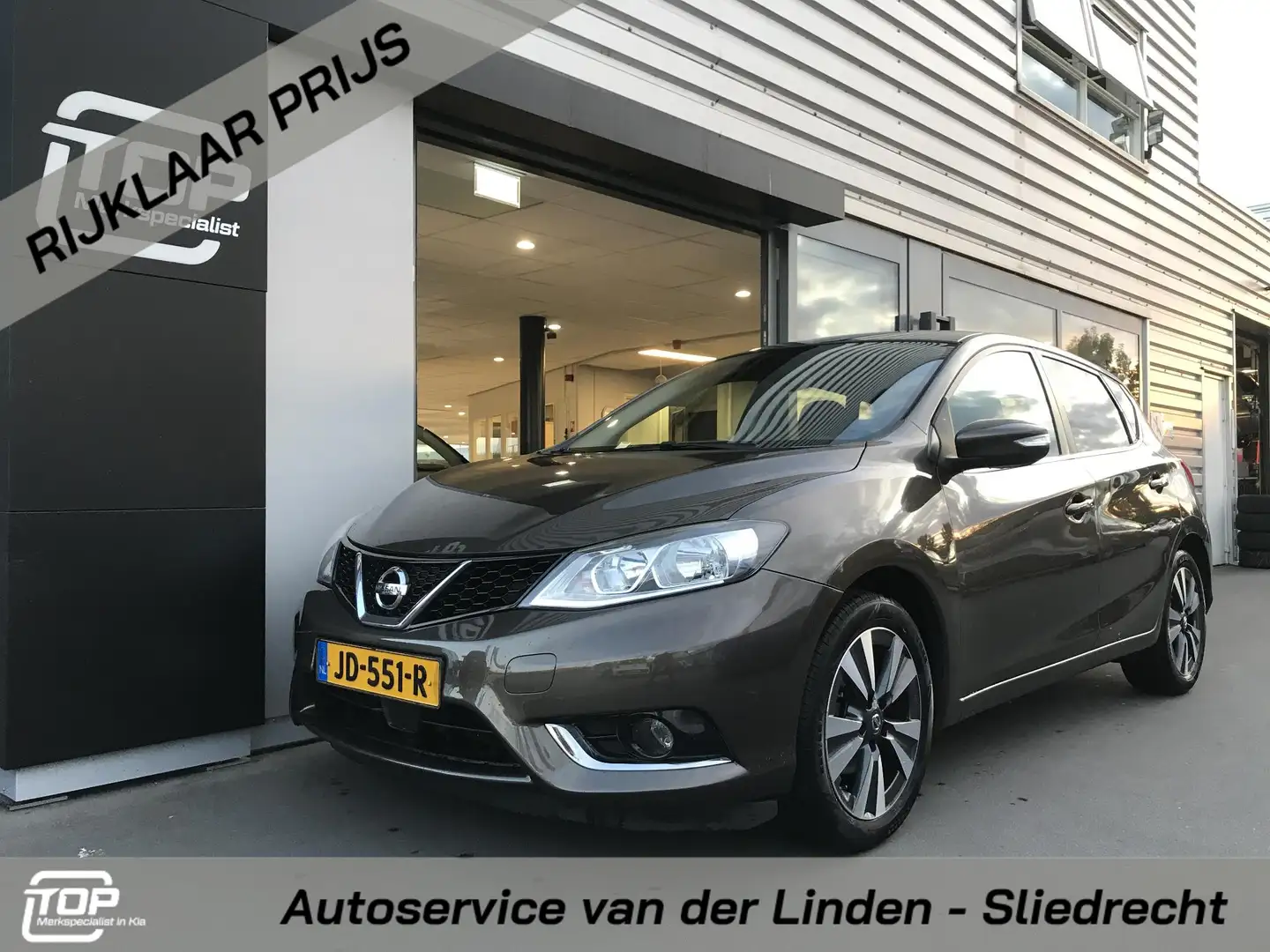 Nissan Pulsar 1.2 DIG-T Connect Edition Navi Trekhaak Bruin - 1