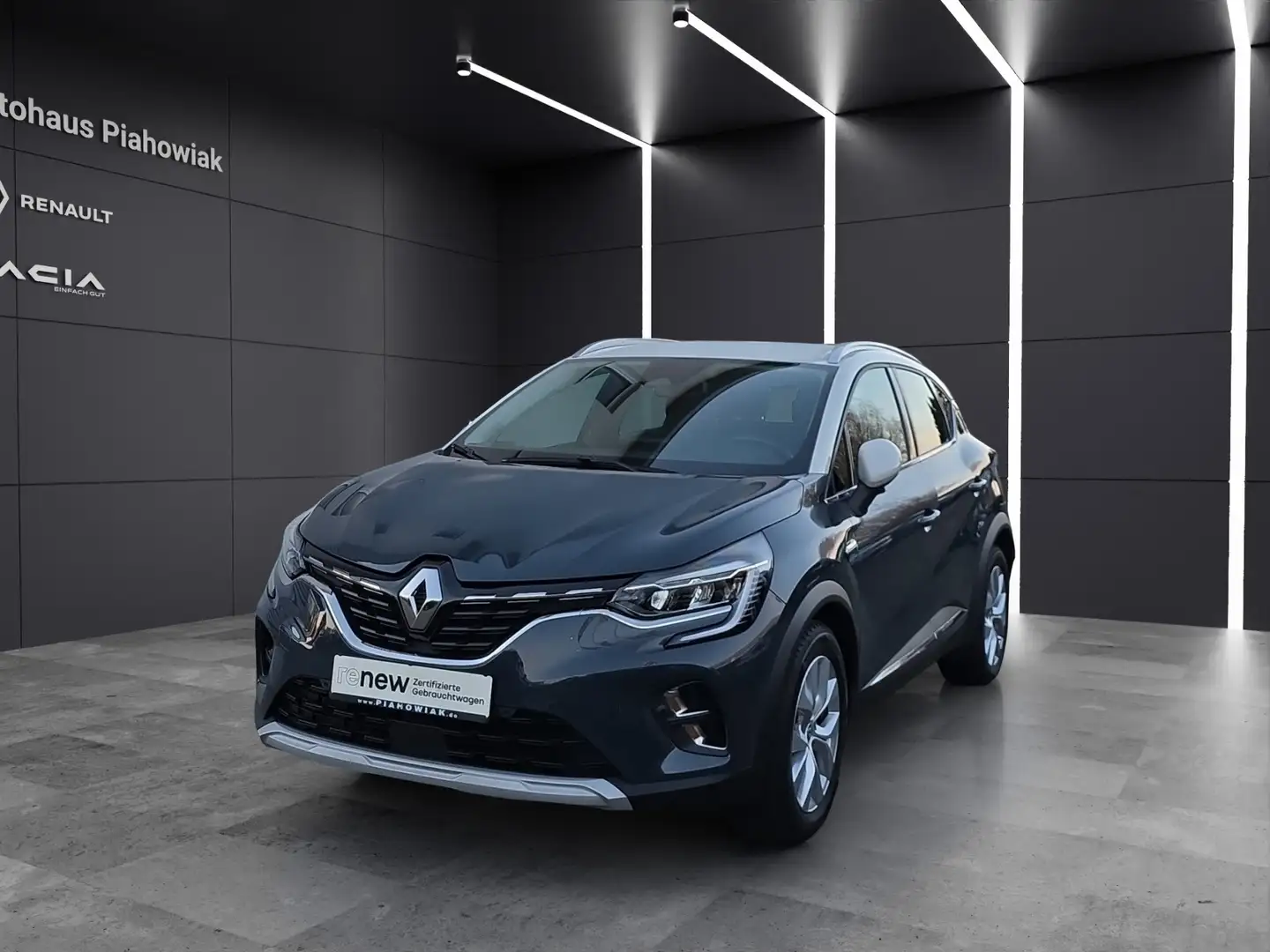 Renault Captur INTENS E-TECH Plug-in 160 Navi Rückfahrkamera Sitzheizung AHK Blau - 1
