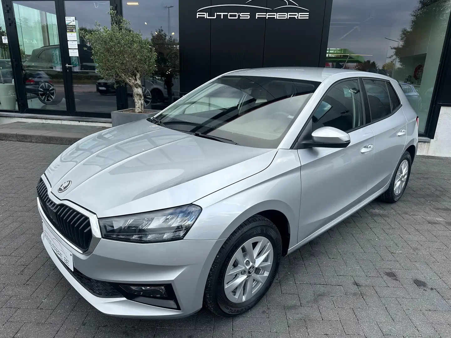 Skoda Fabia 1.0i 115pk DSG Automaat Verw zetels NIEUW !!!! Zilver - 1