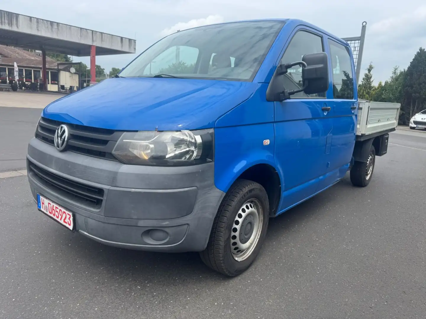 Volkswagen T5 Transporter Pritsche Doppelkabine 1 Hand/AHK Azul - 1
