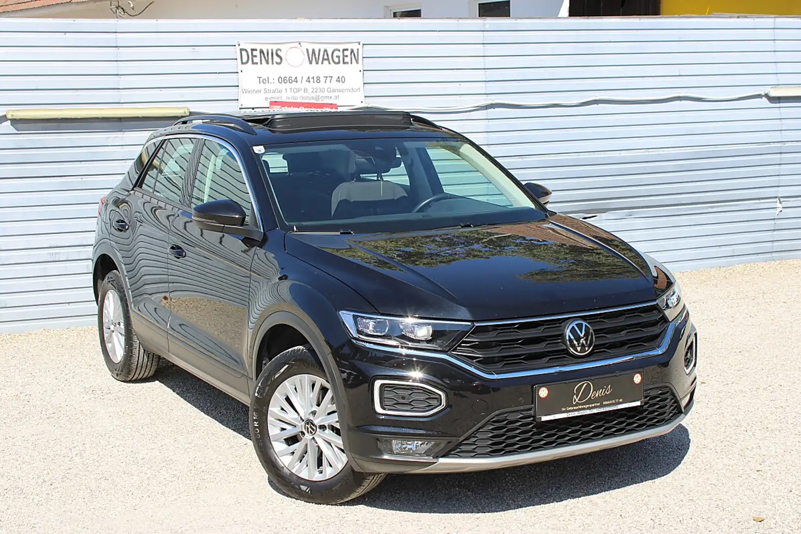 Volkswagen T-Roc 1,0 TSI Design 1. Besitz Schwarz - 1